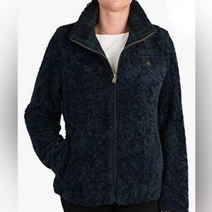 Pendleton Ladies' Fuzzy Full Zip Jacket Size Large Classic Boho Outdoor Hiking